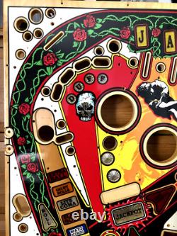 Guns N' Roses Data East Pinball Playfield CPR NOUVEAU