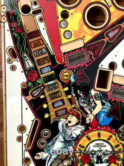 Guns N' Roses Data East Pinball Playfield CPR NOUVEAU