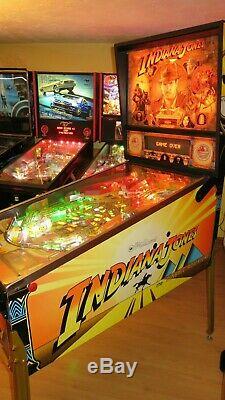 Indiana Jones Pinball Machine (williams) Entièrement Remis À Neuf Et No Defauts