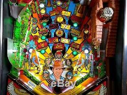 Indiana Jones Pinball Machine (williams) Entièrement Remis À Neuf Et No Defauts