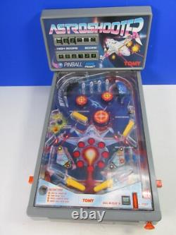 JEU D'ARCade ÉLECTRONIQUE TOMY ASTRO SHOOTER PINBALL VINTAGE FONCTIONNEL JOUET FLIPPER
