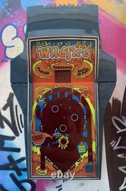 JEU DE FLIPPER ÉLECTRONIQUE PORTABLE PALITOY WILDFIRE VINTAGE EN BOÎTE Fonctionnel