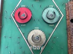 JEU DE PINBALL STEEPLECHASE 305 DE LINDSTROM'S TOOL & TOY CO ORIGINAL DES ANNÉES 1930 VINTAGE