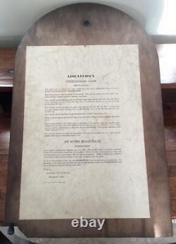 JEU DE PINBALL STEEPLECHASE 305 DE LINDSTROM'S TOOL & TOY CO ORIGINAL DES ANNÉES 1930 VINTAGE