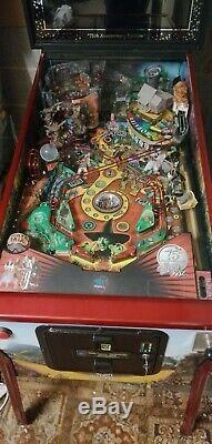 Jersey Jack Pinball Wizard Of Oz Pinball Machine Ruby Red 75e Anniversaire Ed