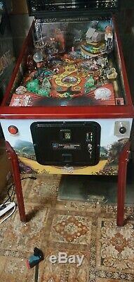 Jersey Jack Pinball Wizard Of Oz Pinball Machine Ruby Red 75e Anniversaire Ed