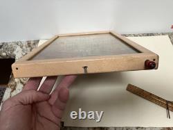 Jeu de Bagatelle Vintage AMBUSH Poosh M Up Table Pinball Northwestern avec Boîte