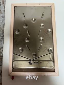 Jeu de Bagatelle Vintage AMBUSH Poosh M Up Table Pinball Northwestern avec Boîte