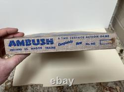 Jeu de Bagatelle Vintage AMBUSH Poosh M Up Table Pinball Northwestern avec Boîte