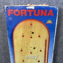 Jeu de Bagatelle en Bois Fortuna Vintage - Arcade Rétro de Style Flipper