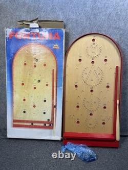 Jeu de Bagatelle en Bois Fortuna Vintage - Arcade Rétro de Style Flipper