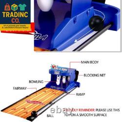 Jeu de Bowling à Domicile, Jeu de Bowling avec Tableau de Score Électronique LED avec Au