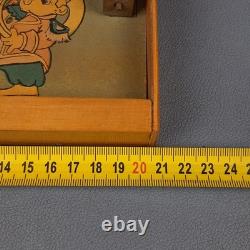 Jeu de Flipper Bagatelle Antiques Thème Clown de Cirque en Bois et Métal Début des Années 1900