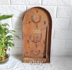 Jeu de Flipper Bagatelle en Bois Antique Jouet Accessoires pour Enfants avec Manuel au Dos WN682