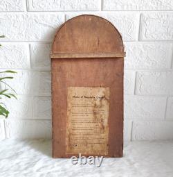 Jeu de Flipper Bagatelle en Bois Antique Jouet Accessoires pour Enfants avec Manuel au Dos WN682