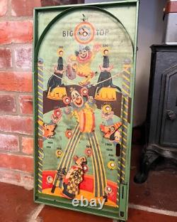 Jeu de Flipper Cirque/Fête Foraine BIG TOP des Années 1930 par Spears Angleterre