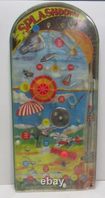 Jeu de boule de flipper en marbre Vintage Apollo Splashdown