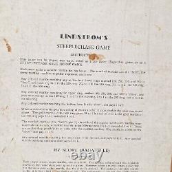 Jeu de broche de chasse de clocher de Lindstorm vintage Bagatelle en bois des années 1930 aux États-Unis