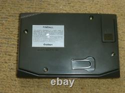 Jeu de cartes électronique Gakken Pinball LCD portable vintage en boîte PWO