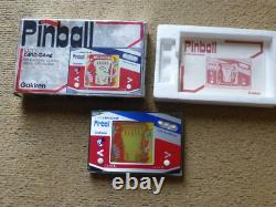 Jeu de cartes électronique Gakken Pinball LCD portable vintage en boîte PWO