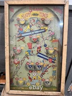 Jeu de flipper 5-en-1 Vintage Sears Roebuck Happi Time No 1925018 en bon état de fonctionnement