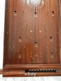 Jeu de flipper Bagatelle en bois Vintage House of Marbles d'Angleterre, presque neuf