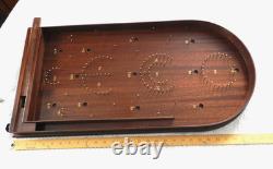 Jeu de flipper Bagatelle en bois Vintage House of Marbles d'Angleterre, presque neuf