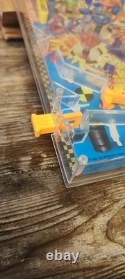 Jeu de flipper Crash Dummies Vintage 1991 Tyco avec boîte, pattes arrière manquantes