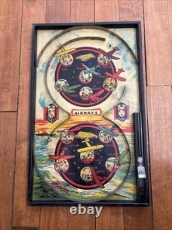 Jeu de flipper Lindstrom's Airways avec 36 jeux de bagatelle Bingo Lindstrom 1934