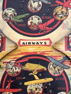 Jeu de flipper Lindstrom's Airways avec 36 jeux de bagatelle Bingo Lindstrom 1934
