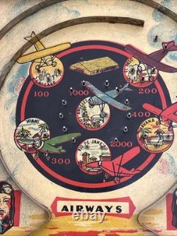 Jeu de flipper Lindstrom's Airways avec 36 jeux de bagatelle Bingo Lindstrom 1934