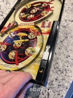 Jeu de flipper Vintage 1934 Airways avec enseigne d'avion Bingo Lindstrom Tool & Toy Co