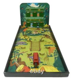 Jeu de flipper Vintage Jungle Hunt G-670 Gotham Pressed Steel Corp New York U. S. A