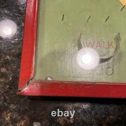 Jeu de flipper Vtg Skor-It Baseball Bagatelle des années 1920 - Jouet antique Northwestern - FONCTIONNE