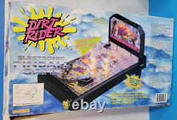 Jeu de flipper électrique Dirt Rider Everbright Toys NIB testé fonctionne jouet vintage