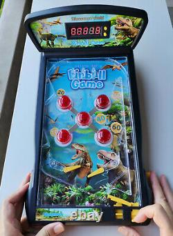 Jeu de flipper électronique, machine à pinball de dinosaures, adaptée aux enfants et aux adultes