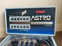 Jeu de flipper électronique vintage Tomy Astro Shooter, rétro, restauration, original