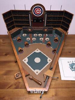 Jeu de flipper en bois Old Century Classic Édition 2007 des Chicago Cubs et sa boîte