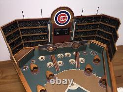 Jeu de flipper en bois Old Century Classic Édition 2007 des Chicago Cubs et sa boîte