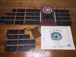 Jeu de flipper en bois Old Century Classic Édition 2007 des Chicago Cubs et sa boîte