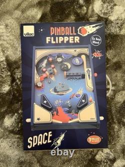 Jeu de flipper en bois Vilac Space Pinball Vintage Rétro boîte complète