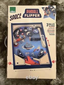 Jeu de flipper en bois Vilac Space Pinball Vintage Rétro boîte complète