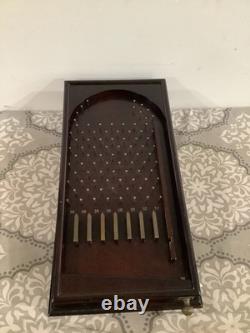 Jeu de flipper en bois vintage Bombay Company 2004