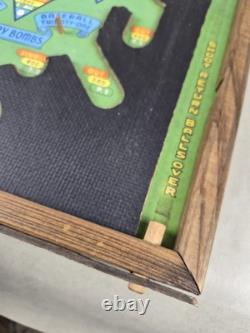 Jeu de flipper militaire Vintage POOSH-M-UP Victory Bomber NORTHWESTERN Toys 5 en 1