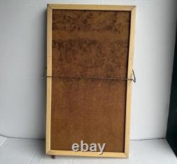 Jeu de flipper mural vintage Poosh-M-Up Big 5 Baseball avec cadre en bois