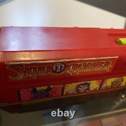 Jeu de flipper rétro Vintage Mighty Max Skull Krusher Peter Pan Bluebird 1992 Box