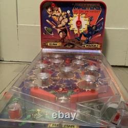 Jeu de flipper vintage MASTERS OF THE UNIVERSE fabriqué en YOUGOSLAVIE en 1983, en boîte