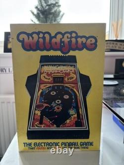 Jeu de flipper vintage Parker Bros Wildfire en boîte, fonctionnel -