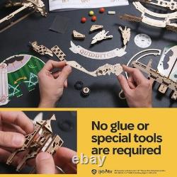 Jeu de puzzle en bois 3D de flipper modèle avancé pour adultes et cadeaux