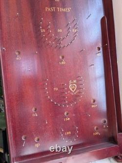 Jeu de table Bagatelle en bois vintage d’antan